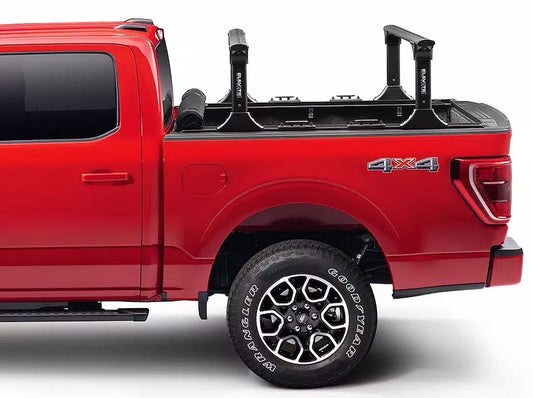 RealTruck TruXedo Elevate TS Rails | 1118329 | Fits 5' to 5'4" Beds - Compact Trucks (56" Rail Length) | RAILS & Cleats Only , Black