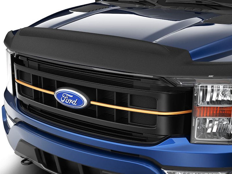Husky Liners Aeroskin II Hood Protector Low Profile Deflector/Bug Shield |2830229| - Fits 2024-2026 Ford F-150, Hood Protector 1-pc Black