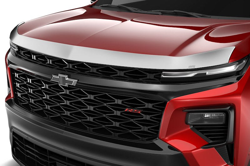 Husky Liners Aeroskin Hood Protector |2892219| - Fits 2024-2026 Chevrolet Traverse | Low Profile Deflector/Bug Shield - 1 pc. Chrome