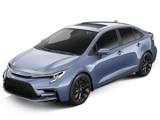 Husky Liners Aeroskin Hood Protector Low Profile Deflector/Bug Shield |2892224| - Fits 2020-2025 Toyota Corolla | Hood Protector 1-pc Chrome