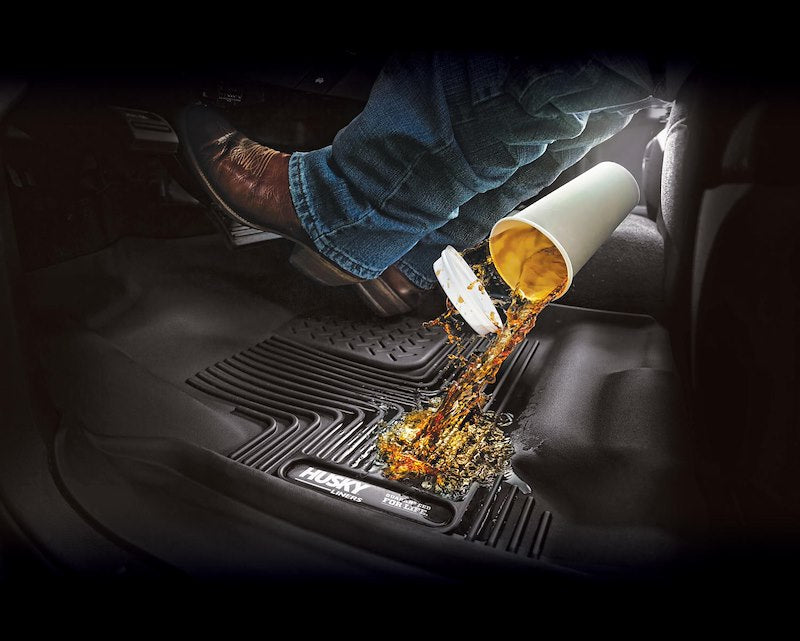 Husky Liners X-act Contour Floor Mats |54531| - Fits 2018-2026 Jeep Gladiator / Wrangler JL, 2020-2026 Jeep Gladiator | Front Row, 2-pc Black
