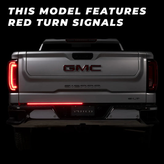 Putco 48" Blade LED Tailgate Light Bar Red/Amber/White LEDs & Plug-N-Play Quick Connect Harness |9203048-21| - Fits Chevy Colorado 2023-2027