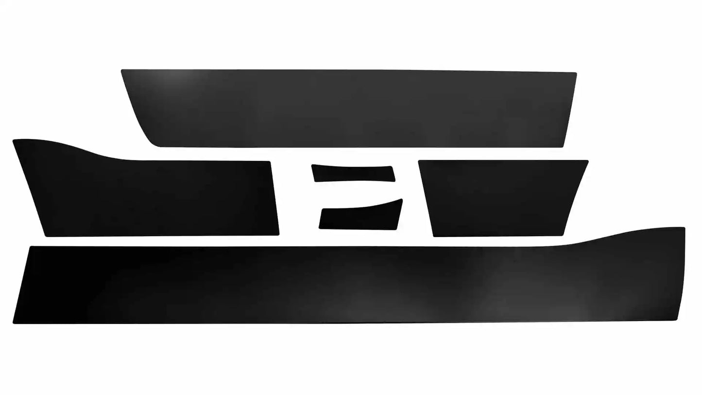 Putco Black Platinum Rocker Panels Kit |9751320BP| - Fits Dodge Ram Truck 1500 2019-2027 Quad Cab 6'4" Bed