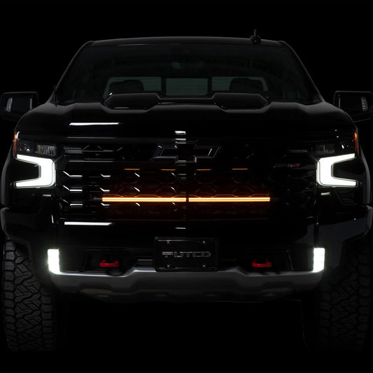 Putco Virtual DRL LED Grille Lights - 37" Light Bar |310037| - Fits Silverado/ Sierra 1500 15-26, 2500/3500 15-27, Ford Super Duty F250 / F350 / F450 11-27