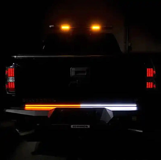 Putco Amber & White Work Blade LED Lights - 60" Long - Amber and White Strobe |93009-60|