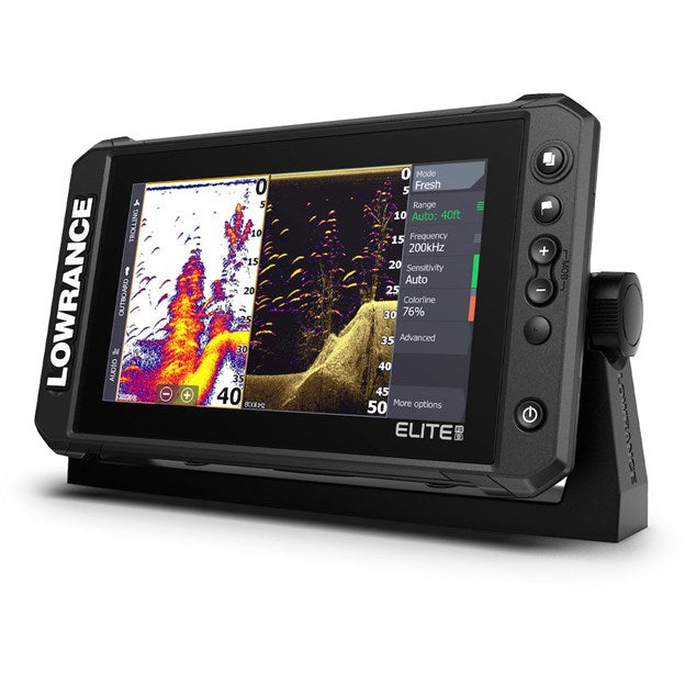 Lowrance Elite FS 7 Fish Finder with Active Imaging 3-in-1 Transducer, Preloaded C-MAP Contour+ Charts