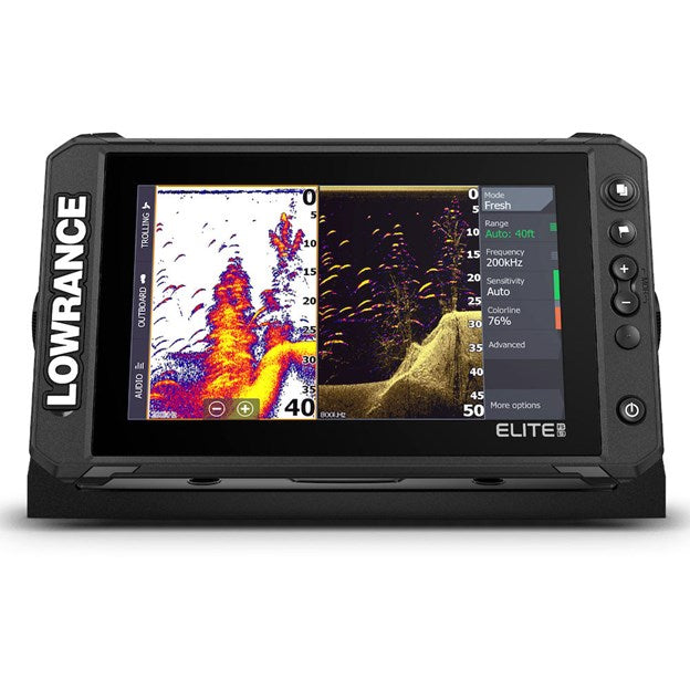 Lowrance Elite FS 10 Fish Finder|000-16429-001|(No Transducer) with Preloaded C-MAP Contour+ Charts