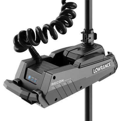 Lowrance Recon Freshwater 48-inch Trolling Motor with FreeSteer Joystick Remote, Wireless Foot Pedal, HDI Nosecone, 000-16172-001