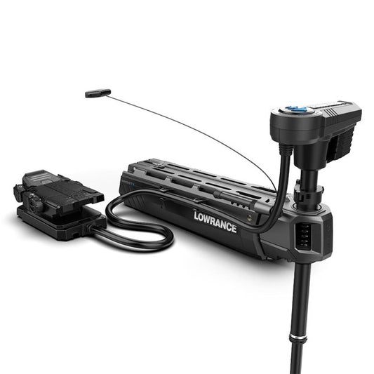 Lowrance Ghost X Freshwater Trolling Motor 47-inch Shaft, Bow Mount, with Active Imaging Nosecone and Configurable Foot Pedal, 000-16475-001