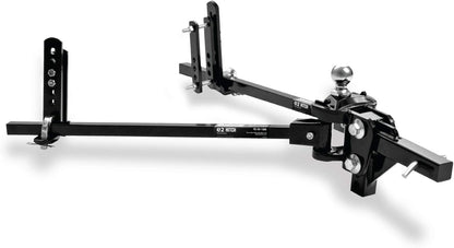 Fastway e2 2-Point Sway Control Trunnion Hitch,  4,500 - 12,000 Lbs. Trailer Weight Rating, Weight Distribution Kit Includes Standard Hitch Shank, Ball NOT Included