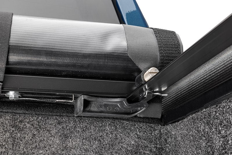 RealTruck TruXedo Pro X15 TS Soft Roll Up Truck Bed Tonneau Cover | 1297316 | Fits 2017-2024 Nissan Titan with or Without Track System 5' 7" Bed (68.4")