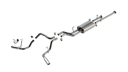 2009-2021 Toyota Tundra Cat-Back Exhaust System Touring Part # 140332