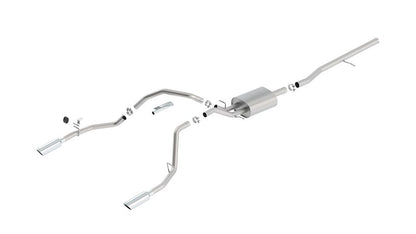 2014-2019 Chevrolet Silverado 1500/ 2014-2019 GMC Sierra 1500 Cat-Back Exhaust System S-Type Part # 140536