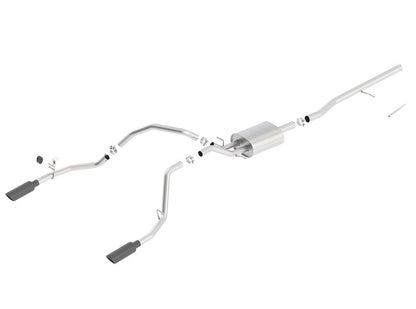 2014-2019 Chevrolet Silverado 1500/ 2014-2019 GMC Sierra 1500 Cat-Back Exhaust System ATAK Part # 140537BC