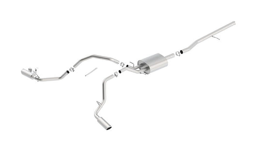 2014-2019 Chevrolet Silverado 1500/ 2014-2019 GMC Sierra 1500 Cat-Back Exhaust System Touring Part # 140544