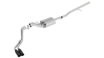 2014-2019 Chevrolet Silverado 1500/ 2014-2019 GMC Sierra 1500 Cat-Back Exhaust System S-Type Part # 140550BC