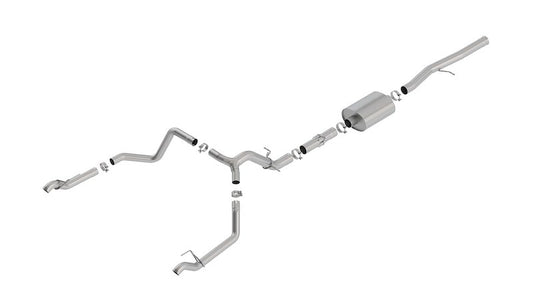 2019-2023 Chevrolet Silverado 1500/ 2019-2023 GMC Sierra 1500 Cat-Back Exhaust System ATAK Part # 140775