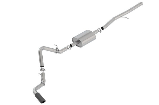 2019-2026 Chevrolet Silverado 1500/ 2019-2026 GMC Sierra 1500 Cat-Back Exhaust System S-Type Part # 140794BC