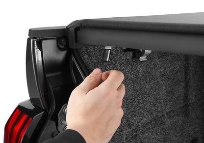 RealTruck TruXedo Pro X15 Soft Roll Up Truck Bed Tonneau Cover | 1464301 | Fits 2022-2024 Toyota Tundra w/Rail System 6' 7" Bed (78.7")