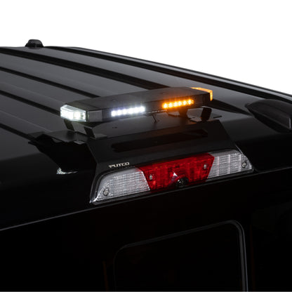 Putco Tri-Hornet LED Stealth Rooftop Strobe Light Bar (Amber, White & Blue), 16" Tri Color Strobe Light |950216|