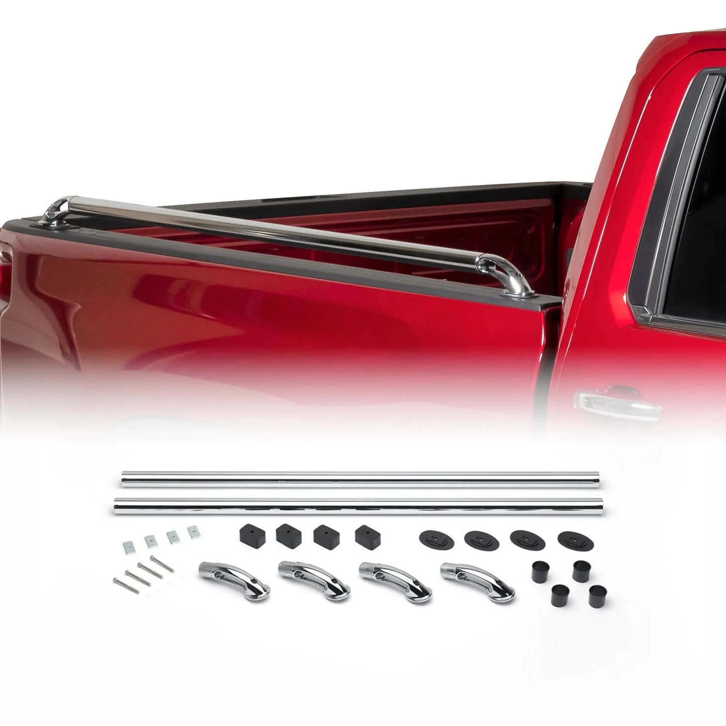 Putco 89855 Classic Locker Side Rails| - Stainless Steel Truck Bed Rails |89855| - Fits 2019-2027 Chevrolet Silverado LD/GMC Sierra LD - 1500 5'.5" Bed