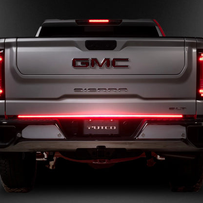 Putco 60" Blade LED Tailgate Light Bar Red/White LEDs & Plug-N-Play Quick Connect Harness|9202060-05| - Fits Chevy Silverado/GMC Sierra 2020-2026