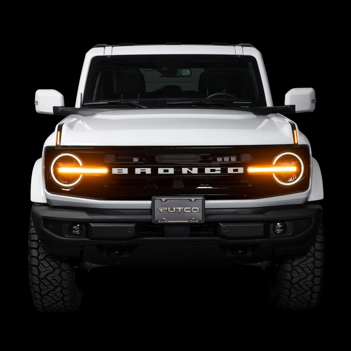 Putco Luminix LED DRL Lights, 1 Pair of Hood Limb Riser Replacements |50001| - Fits Ford Bronco 2021-2027
