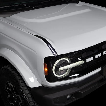 Putco Luminix LED DRL Lights, 1 Pair of Hood Limb Riser Replacements |50001| - Fits Ford Bronco 2021-2027