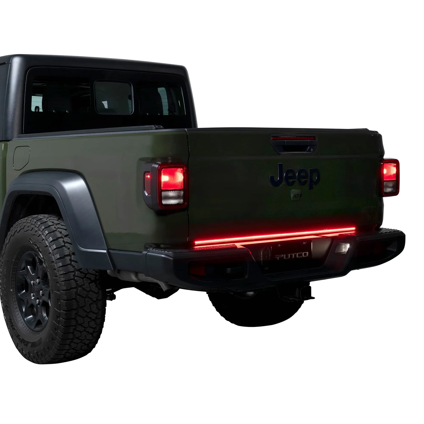 Putco 48" Blade LED Tailgate Light Bar Red/Amber/White LEDs & Plug-N-Play Harness |9201948-04| - Fits Chevy Colorado/GMC Canyon 15-22/ Tacoma 16-26/ Jeep Gladiator 20-27