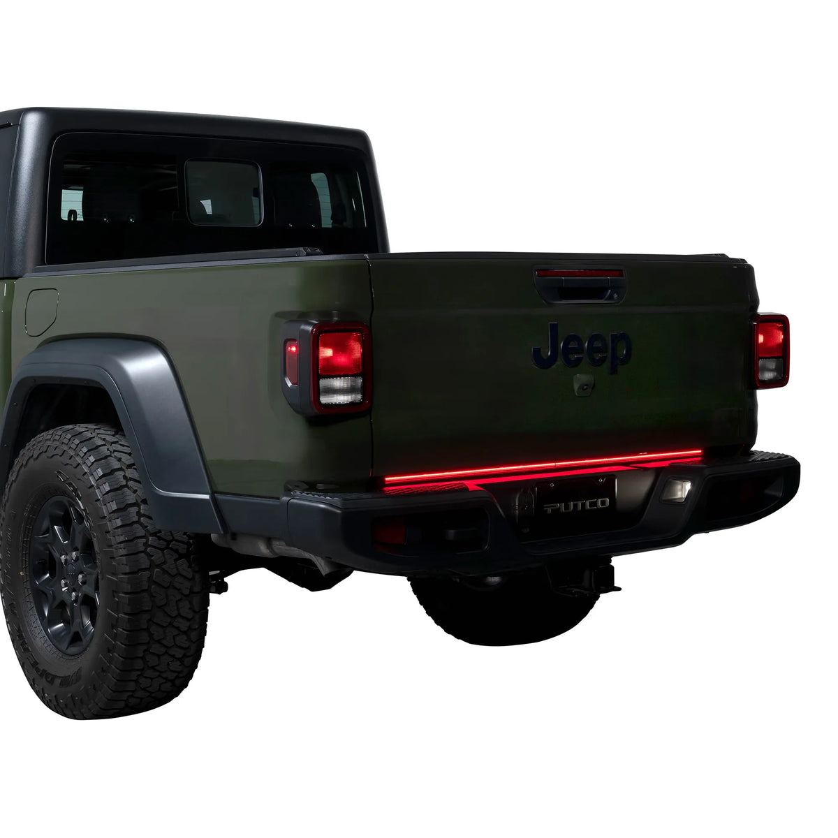 Putco 48" Blade LED Tailgate Light Bar Red/Amber/White LEDs & Plug-N-Play Harness |9201948-04| - Fits Chevy Colorado/GMC Canyon 15-22/ Tacoma 16-26/ Jeep Gladiator 20-27