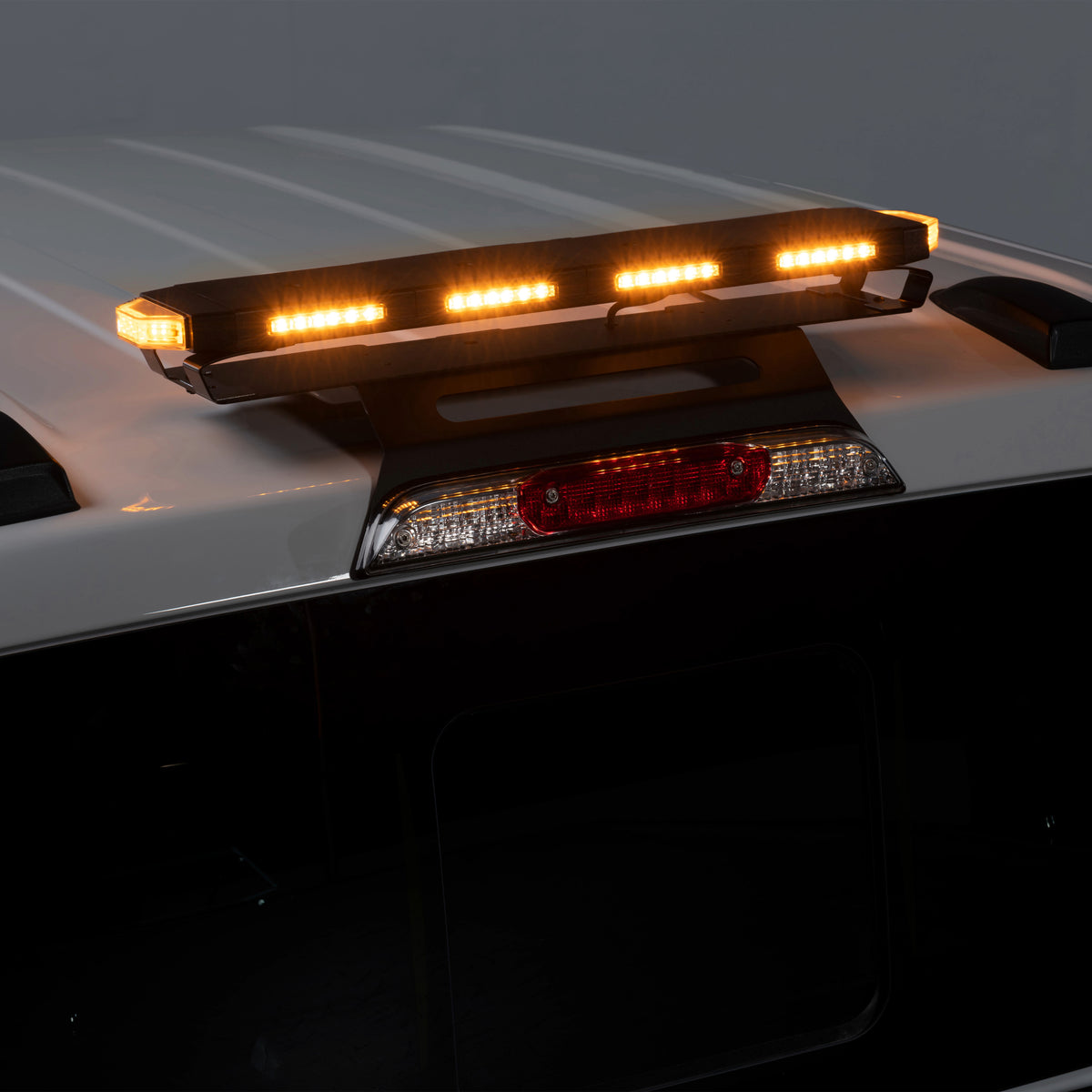 Putco Tri-Hornet LED Stealth Rooftop Strobe Light Bar (Amber, White & Blue) - 24" Tri Color Strobe Light |950224|