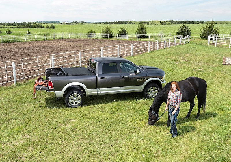 RealTruck TruXedo TruXport Soft Roll Up Truck Bed Tonneau Cover | 245101 | Fits 2001 - 2006 Toyota Tundra Double Cab (w/ Bed Caps) 6' 5" Bed (76.5")