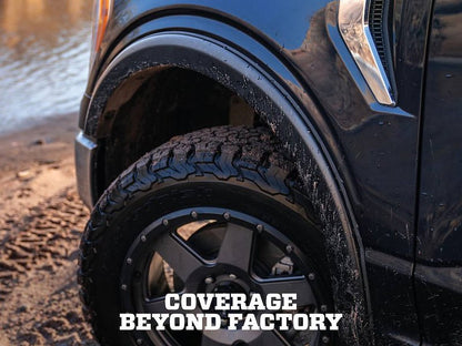 Husky Liners OE-Style Fender Flares |2804956| - Fits 2014-2019 Chevrolet Silverado 1500 (2019 LD w/6.6' Bed); 2015-2019 Silverado 2500 HD & 3500 HD (Excludes Dually) |Fender Flares Front & Rear, 4-pc Black