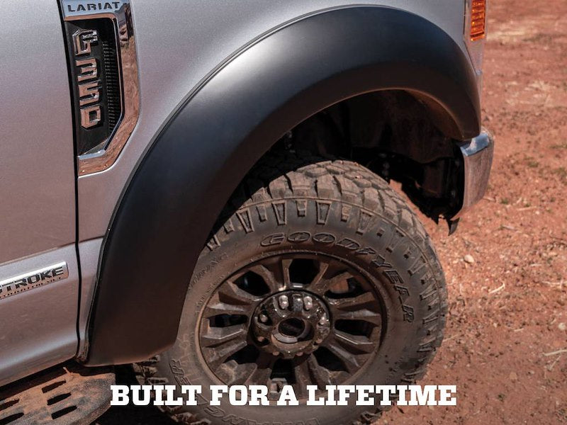 Husky Liners Extend-A-Fender Style Fender Flares |2805914| - Fits 2009-2018 Dodge Ram 1500; 2019-2024 Ram 1500 Classic Body Only (Excludes R/T Model) |Fender Flares Front & Rear, 4-pc Black