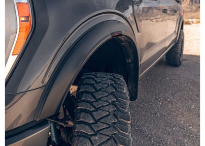Husky Liners RVL Style Fender Flares |2805939| - Fits 2019-2024 Ram 1500 (Excludes Rebel & TRX Models), Fender Flares Front And Rear - 4 pcs. Black