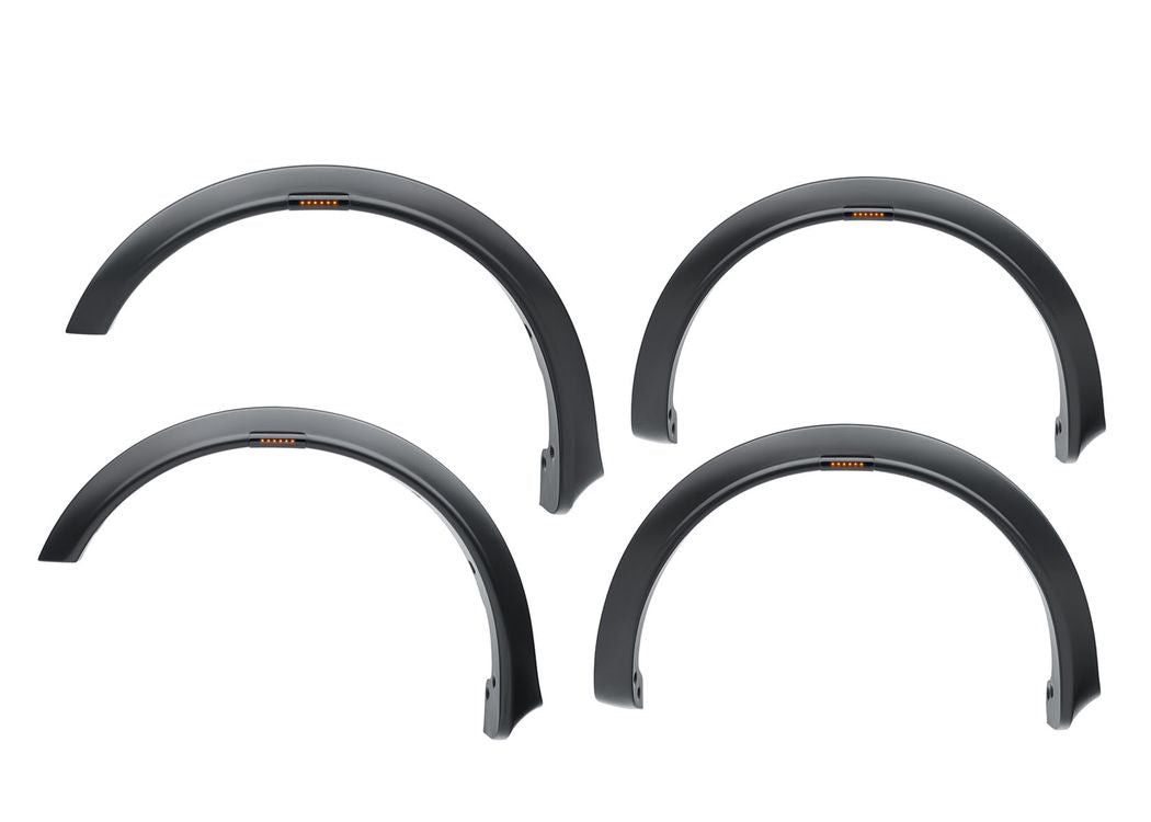 Husky Liners RVL Style Fender Flares |2805939| - Fits 2019-2024 Ram 1500 (Excludes Rebel & TRX Models), Fender Flares Front And Rear - 4 pcs. Black