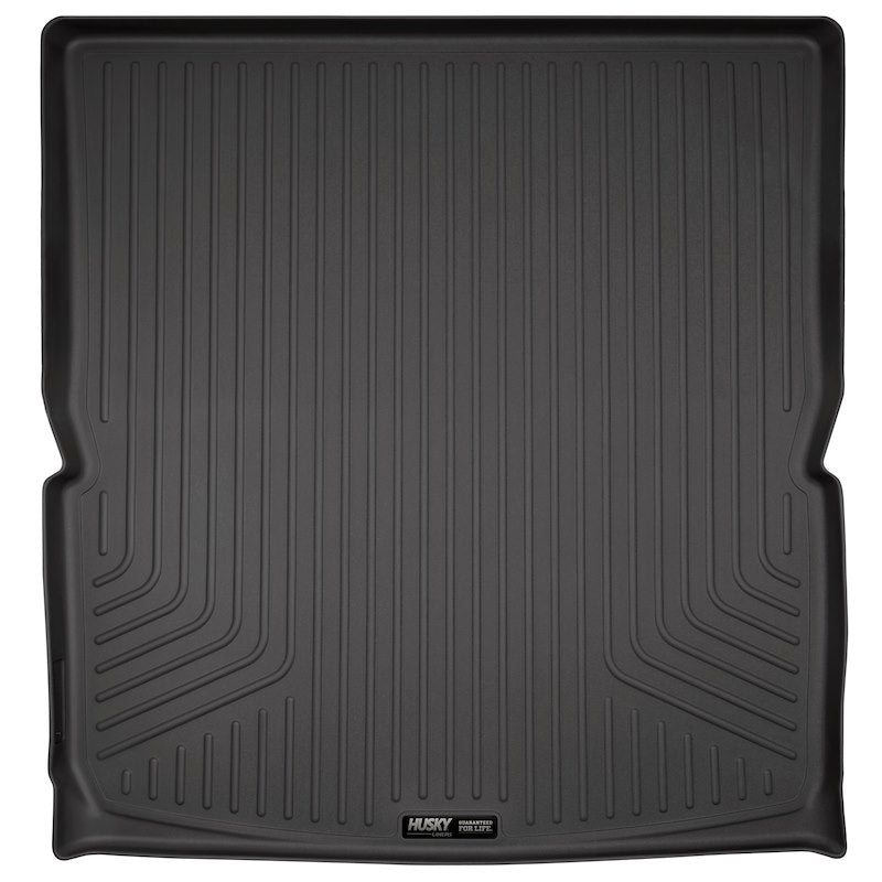 Husky Liners Weatherbeater Cargo Liner |28141| - Fits 2017-2023 GMC Acadia Behind (Excludes All Terrain Model) (to Back of 2nd Row Over Folded Flat 3rd Row) | Cargo Liner, 1-pc. Black