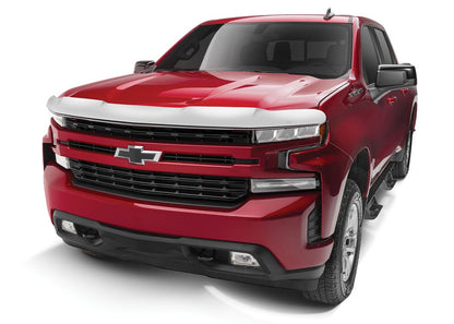 Husky Liners Hood Protector |2816303| - Fits 2007-2013 Chevrolet Avalanche; 2007-2014 Chevrolet Suburban 1500/2500 & Chevrolet Tahoe (Excludes Hybrid), High Profile/Bug Shield - 1 pc. Chrome