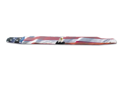 Husky Liners Hood Protector w/American Flag |2818045| - Fits 2009-2024 Ram 1500 Classic, Does NOT FIT 2009-2018 Ram 1500 Rebel, High Profile/Bug Shield - 1 pc., Multi-Colored-USA
