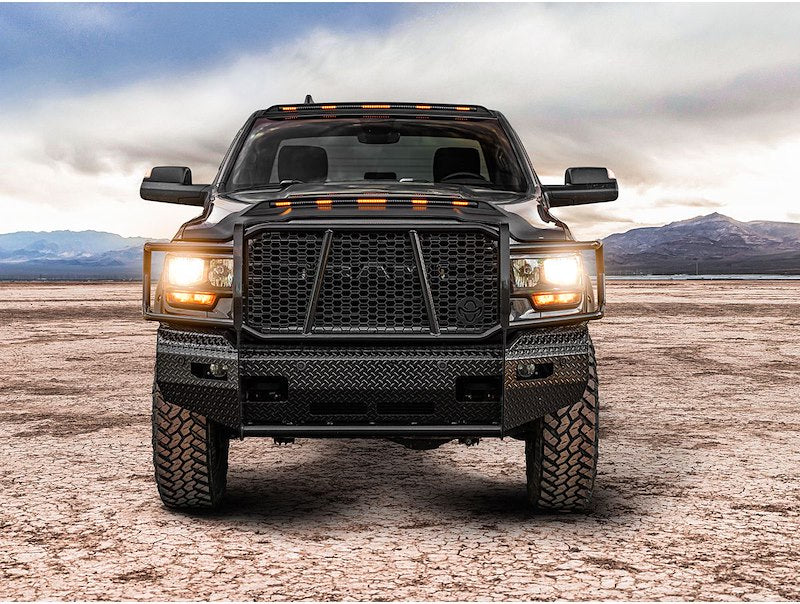 Husky Liners Aeroskin Lightshield PRO Hood Protector |2820168| - Fits 2019-2026 Chevrolet Silverado 1500 | Low Profile Deflector/Bug Shield 1 pc.Black