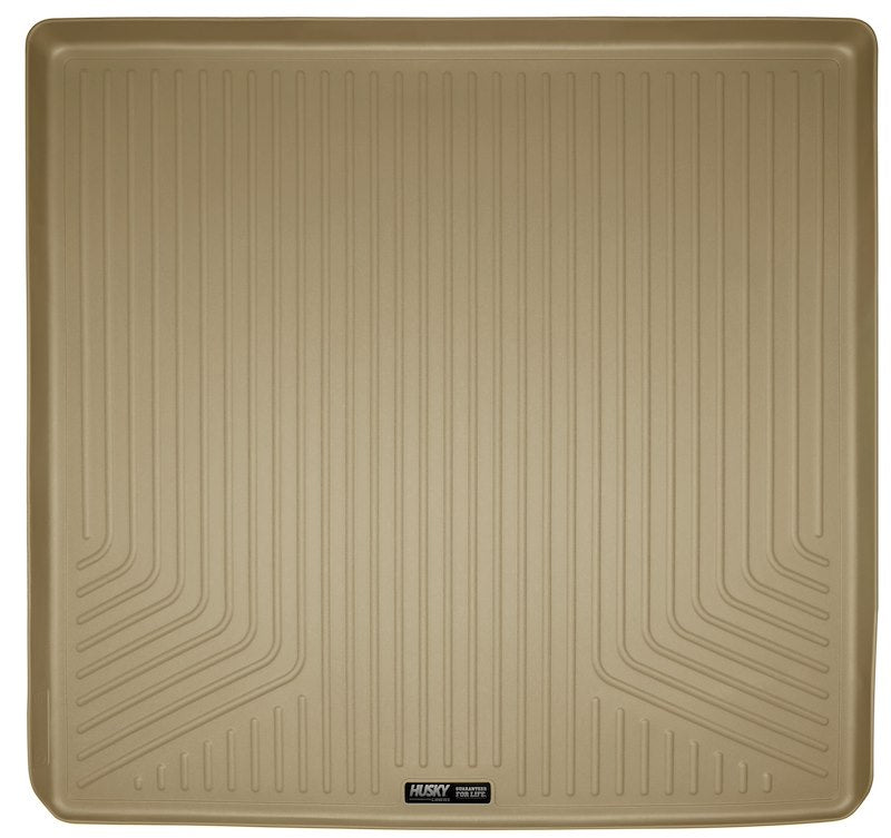 Husky Liners Weatherbeater Cargo Liner |28213| - Fits 2015-2020 Cadillac Escalade, 2015-2020 Chevrolet Tahoe, 2015-2020 GMC Yukon Behind 2nd Seat, Cargo Liner 1pc Tan
