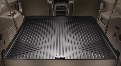 Husky Liners Weatherbeater Cargo Liner |28221| - Fits 2015-2020 Cadillac Escalade ESV/Chevrolet Suburban/GMC Yukon XL Behind 3rd Seat, Cargo Liner 1pc Black
