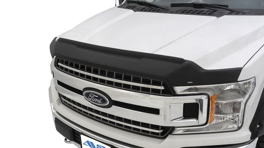 Husky Liners Aeroskin II Hood Protector |2830022| - Fits 2011-2016 Ford F-250, F-350, F-450 Super Duty | Low Profile Deflector/Bug Shield - 1 pc. Textured Black