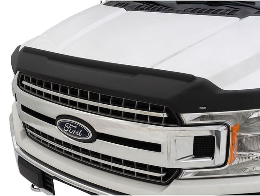 Husky Liners Aeroskin II Hood Protector |2830096| - Fits 2015-2020 Ford F-150 (Excludes Raptor Model) | Low Profile Deflector/Bug Shield - 1 pc. Textured Black