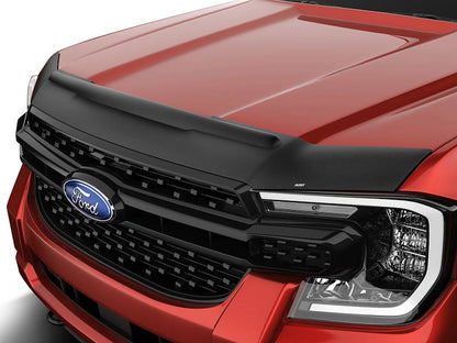 Husky Liners Aeroskin II Hood Protector |2830113| - Fits 2015-2022 Chevrolet Colorado | Low Profile Deflector/Bug Shield - 1 pc. Textured Black