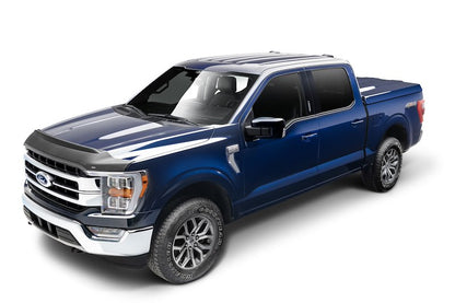 Husky Liners Aeroskin II Hood Protector |2830127| - Fits 2017-2023 Ford F-150 | Low Profile Deflector/Bug Shield - 1 pc. Textured Black