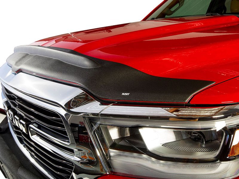 Husky Liners Aeroskin II Hood Protector Low Profile Deflector/Bug Shield |2830163| - Fits 2019-2026 Ram 1500 Excludes Rebel & TRX Models | Hood Protector 1-pc Textured Black