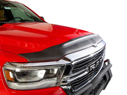 Husky Liners Aeroskin II Hood Protector Low Profile Deflector/Bug Shield |2830163| - Fits 2019-2026 Ram 1500 Excludes Rebel & TRX Models | Hood Protector 1-pc Textured Black