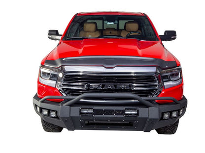 Husky Liners Aeroskin II Hood Protector Low Profile Deflector/Bug Shield |2830163| - Fits 2019-2026 Ram 1500 Excludes Rebel & TRX Models | Hood Protector 1-pc Textured Black