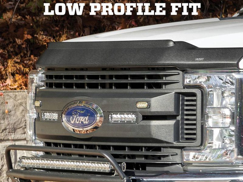 Husky Liners Aeroskin II Hood Protector Low Profile Deflector/Bug Shield |2830166| - Fits 2019-2023 Ford Ranger | Hood Protector 1-pc Textured Black